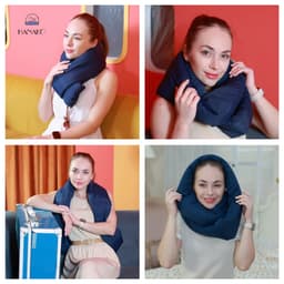 Thumbnail Gối VÔ CỰC siêu nâng đỡ tiện lợi đối với đầu và cổ mang lại cảm giác thư giãn, thoải mái cho người sử dụng 1