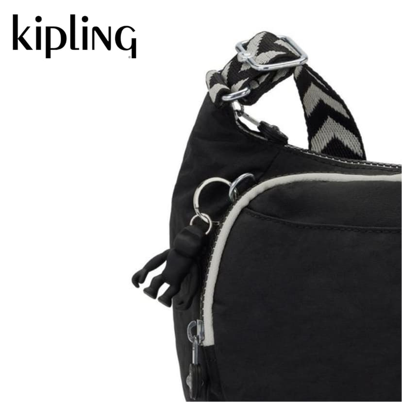 Ảnh Kipling Túi Đeo Chéo CAI Crossbody Bags- Black Chevron- HUKI2587AJ 1