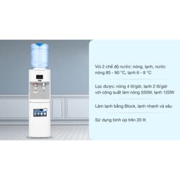 Thumbnail Cây Nước Nóng Lạnh Bình Úp Toshiba RWF-W1664TV Thiết Kế Hiện Đại, 2 Màu Trắng Đen Ấn Tượng 2