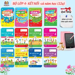 Thumbnail Trọn bộ Sách Bài tập Hàng Ngày, Bài tập Tuần, Đề kiểm tra Toán và Tiếng Việt Lớp 4 - Kết nối tri thức (cả năm học) 1