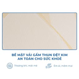 Thumbnail Nệm Bông Ép Gấp 3 Aroma Fiber Không Nóng Lưng, Nệm Cứng Không Võng Lưng, Bảo Hành 10 Năm 4