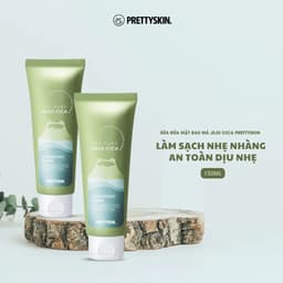 Thumbnail Sữa Rửa Mặt Rau Má PrettySkin The Pure Jeju Cica Cleansing Foam Làm Sạch Sâu, dịu nhẹ cho da150ml Chính Hãng Pretty Skin 2