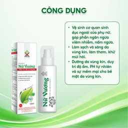 Thumbnail Dung Dịch Vệ Sinh Phụ Nữ - Nữ Vương Gel Vinh Gia Làm Sạch Vùng Kín Hàng Ngày 100ml (Combo) 4