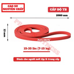 Thumbnail Dây Kháng Lực Powerband Aolikes Tập Chân Mông Vai Lưng Cao Su Cao Cấp 4