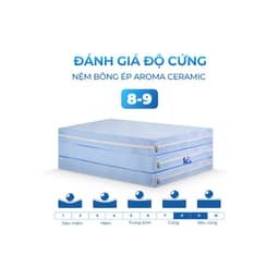 Thumbnail Nệm Bông Ép Gấp 3 Aroma Ceramic, Nệm Siêu Cứng Nâng Đỡ Và Bảo Vệ Côt Sống, Chính Hãng, Bảo Hành 12 năm 4