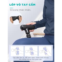 Thumbnail Quà Tặng Cao Cấp - Máy Massage Cầm Tay Mini KINGTECH A1, Nhỏ Gọn Hỗ Trợ Mát Xa Chuyên Sâu, Giảm Đau Cơ, Cứng Khớp 4
