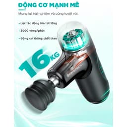 Thumbnail Quà Tặng Cao Cấp - Máy Massage Cầm Tay Mini KINGTECH A1, Nhỏ Gọn Hỗ Trợ Mát Xa Chuyên Sâu, Giảm Đau Cơ, Cứng Khớp 3