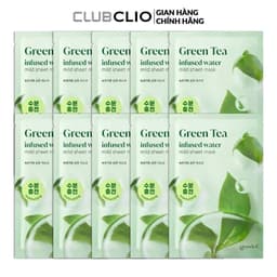 Thumbnail Combo 10 Mặt Nạ Giấy Goodal Cấp Ẩm Từ Trà Xanh Green Tea Infused Water Mild Sheet Mask 20g 2