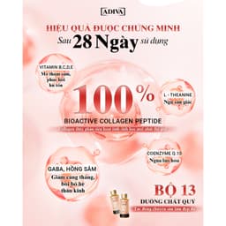 Thumbnail Combo 6 Hộp Nước Uống Làm Đẹp Collagen ADIVA Gold (84 Chai) Giúp Làn Da Giảm Nếp Nhăn Và Chống Lão Hóa 4