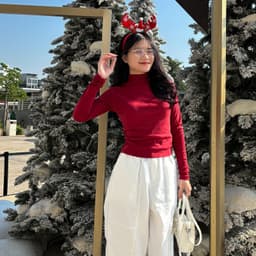 Thumbnail Áo giữ nhiệt lông thỏ  cao cấp cổ 3P co dãn 4 chiều ấm áp đủ size từ S - 3XL mã N148 Nữ Women Top 3