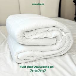 Thumbnail Ruột chăn bông sợi Osaka Mịn Decor kích thước 2mx2m2 giữ nhiệt tốt êm ái nhẹ nhàng 3