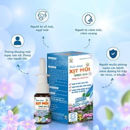 Thumbnail Thảo Dược Xịt Mũi Vinh Gia A Với Tinh Dầu Bạc Hà Giảm Viêm Mũi Xoang, Sổ Mũi Cho Người Lớn - 20ml 4