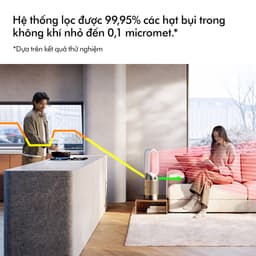 Thumbnail Máy lọc không khí Dyson Purifier Hot+Cool HP02 / HP12 De-NOx 2