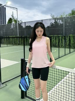 Thumbnail Áo tank top tập gym nữ Fitme Simple ba lỗ thoáng khí chạy bộ chất liệu co giãn thoải mái thấm hút mồ hôi ATTS01 4