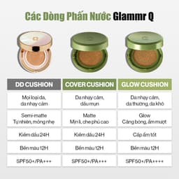 Thumbnail Combo Glamrr Q Cushion &  Xịt Khóa Nền Cố Định Glamrr Q Vegan Super Stay Makeup Fixer 50ml 3