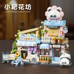 Thumbnail Đồ chơi lắp ráp khối xây dựng LOZ mini Mô Hình Cửa hàng Panda 7201-7202 2