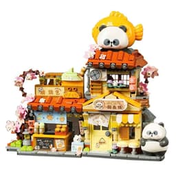 Thumbnail Đồ chơi lắp ráp khối xây dựng LOZ mini Mô Hình Cửa hàng Panda 7201-7202 3