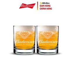 Thumbnail Combo 2 Ly Thủy Tinh Budweiser 325ml 1