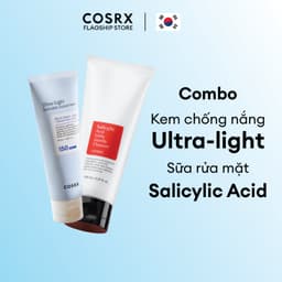 Thumbnail Combo Kem chống nắng COSRX Ultra-Light Invisible 50ml + SRM COSRX Salicylic Acid Daily Gentel 150 1