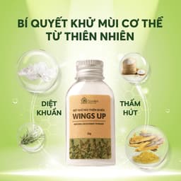 Thumbnail Combo 2 LỌ - Bột Khử Mùi Wings Up - Khử Mùi Hôi Chân Hôi Nách Giảm Tiết Mồ Hôi Hôi Cỏ Mềm 25g 1