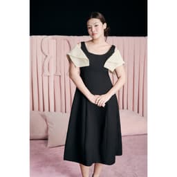 Thumbnail RẬP - Đầm Cổ Vuông Tay Khoét Vai Thân Ôm Eo - FRESH 06 2