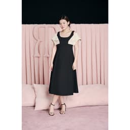 Thumbnail RẬP - Đầm Cổ Vuông Tay Khoét Vai Thân Ôm Eo - FRESH 06 1