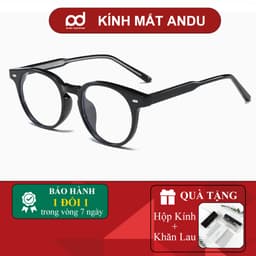 Thumbnail Gọng kính cận thời trang nam nữ ANDU EYEWEAR dáng tròn chất liệu nhựa cốt kim loại 17178 1