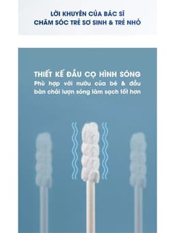 Thumbnail Hộp 30 Que Gạc Rơ Lưỡi Cho Bé Sơ Sinh & Trẻ Nhỏ EmmaKids Siêu Mềm, Làm Sạch Dịu Nhẹ, An Toàn, Tiện Lợi IQKAO 3