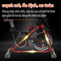 Thumbnail - tặng thiết bị Bluetooth S500 Xe đạp tập thể dục tại nhà cao cấp kèm đồng hồ đo nhịp tim 3