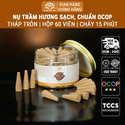 Thumbnail Nhang nụ trầm hương cao cấp khói ngược xông nhà thơm chất lượng OCOP, ISO 9001 - Xưởng Mộc Việt 1