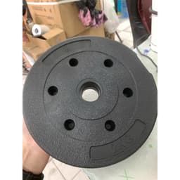 Thumbnail BG - Tạ miếng nhựa pvc đặc ruột tạ bánh nhựa tạ đĩa 2kg 1