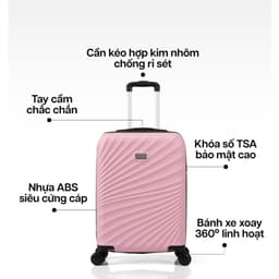 Thumbnail Vali Kéo MIAvn Du Lịch Valinice YARI - Size S 20inch, Nhựa ABS Cứng Cáp Bền Bỉ, Khoá TSA, Bảo Hành Trọn Đời 4