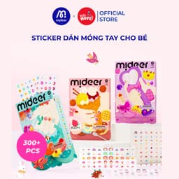 Thumbnail Sticker dán móng tay Mideer, nhiều chủ đề, phát sáng ban đêm, có thể tái sử dụng 1