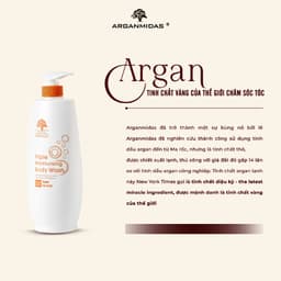 Thumbnail Sữa tắm dưỡng trắng siêu dưỡng ẩm Arganmidas Argan Oil làm sạch và sáng nuôi dưỡng da mịn màng 750ml 2