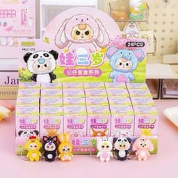 Thumbnail Blindbox 24 Móc Khóa Baby Three Hộp Mù Capybara Quà Tặng Phụ Kiện Trang Trí Dễ Thương 3
