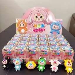 Thumbnail Blindbox 24 Móc Khóa Baby Three Hộp Mù Capybara Quà Tặng Phụ Kiện Trang Trí Dễ Thương 2