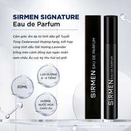 Thumbnail Nước hoa nam SIRMEN Signature Eau de Parfum Châu Âu Europe Gentlemen cao cấp 2