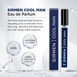 Thumbnail Nước hoa nam SIRMEN COOL MAN Eau de Parfum Châu Âu cao cấp chai 10ml thơm thanh mát trẻ trung 2