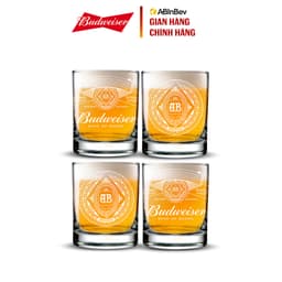 Thumbnail Combo 4 Ly Thủy Tinh Budweiser 325ml 1