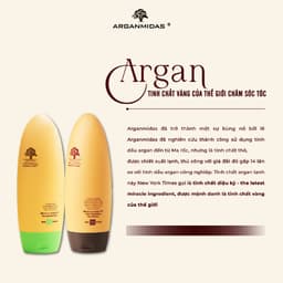 Thumbnail Combo dầu gội kiềm dầu Arganmidas tạo phồng chân tóc và giảm rụng tóc dầu xả Collagen siêu dưỡng ẩm Phục Hồi Tóc Hư450ml 2