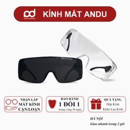 Thumbnail Kính chắn bụi đi đường ANDU EYEWEAR chống tia UV, hạn chế bám hơi nước chất liệu nhựa cao cấp 1