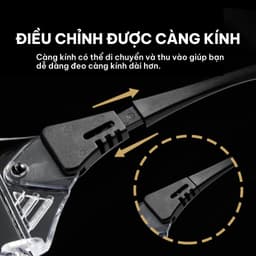 Thumbnail Kính chắn bụi đi đường ANDU EYEWEAR chống tia UV, hạn chế bám hơi nước chất liệu nhựa cao cấp 3