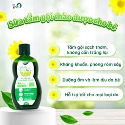 Thumbnail Nước tắm ngừa rôm mụn ngứa thảo mộc trẻ em không cay mắt 200ml Mệ Đoan 2