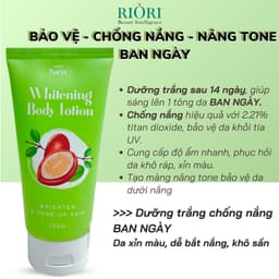 Thumbnail Kem body Ủ Trắng, Phục Hồi, Mờ Rạn da, Dưỡng Ẩm ban đêm   RIORI HANA Snow Body Lotion 150g 3