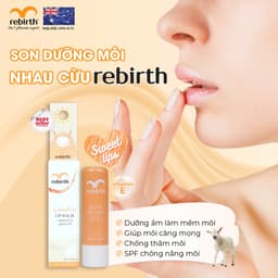 Thumbnail Son dưỡng ẩm nhau thai cừu Rebirth Lanolin Lip Balm with Vitamin E & Apricot Oil (3.7g) 1