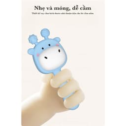 Thumbnail Đồ Chơi Lục Lạc KidAndMom Xúc Xắc Gặm Nướu Cầm Tay Silicone Phát triển Nghe Nhìn 2
