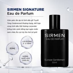 Thumbnail Nước hoa nam SIRMEN Signature Eau de Parfum Châu Âu Europe Gentlemen cao cấp thơm tự nhiên sang trọng 2