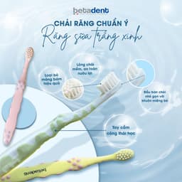 Thumbnail Bàn chải đánh răng cho bé Betadent Baby 0-4 tuổi chăm sóc răng miệng chắc khỏe và trắng sáng 1