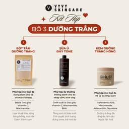 Thumbnail Bộ sản phẩm tắm Wake Up dưỡng trắng mịn da vyvyhaircare V 320gr / 980gr 1