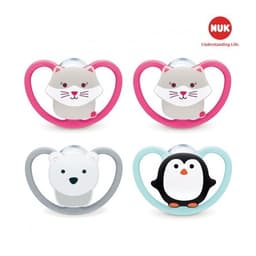 Thumbnail Bộ 2 ti giả Silicone Nuk Space S1/S2/S3 4
